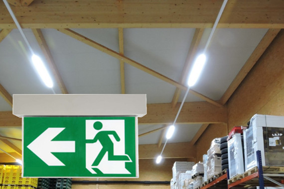 LED Notbeleuchtung Sicherheitsbeleuchtung Antipanik Rettungsweg