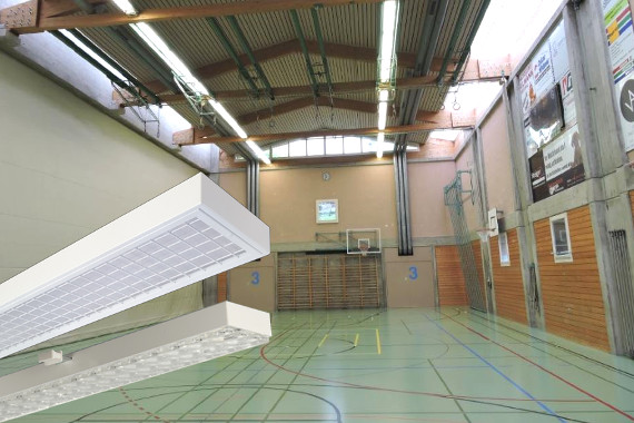 LED Turnhalle Mehrzweckhalle Beleuchtung LED Turnhalle Mehrzweckhalle Beleuchtung