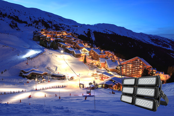 LED Skipiste Flutlicht Beleuchtungen