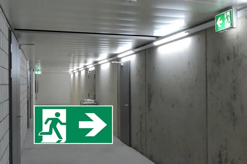 LED Notlicht Sicherheitsbeleuchtung Rettungszeichen leuchte