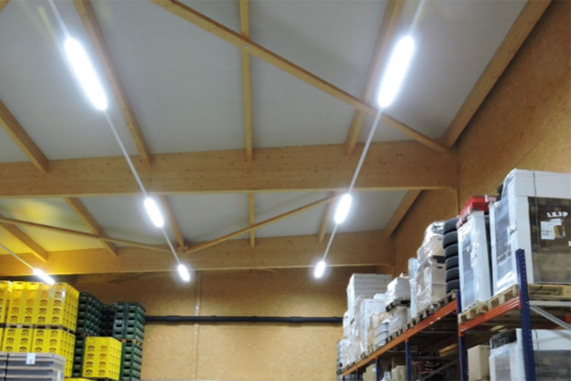 LED Beleuchtung schienensystem industrie lichtband brauerei bier